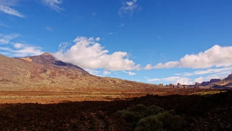 Teide-nationalpark-clouds-vulcan-timelapse Video stock 85476111