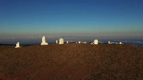 Teide observatory Stock Footage 111534233