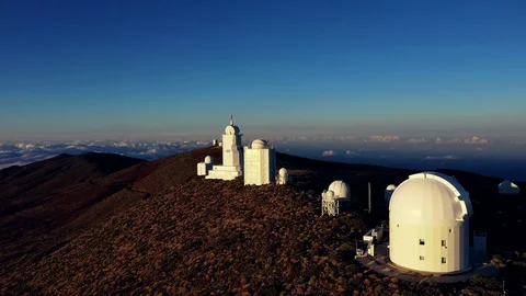 Teide observatory Video stock 111535293