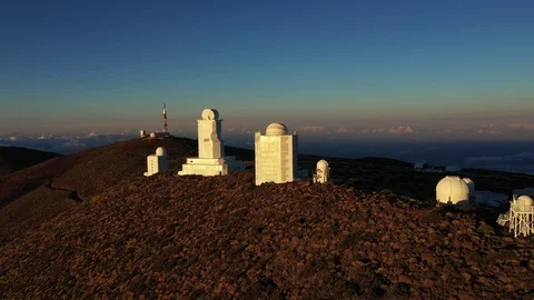Teide observatory Stock Footage 111536036