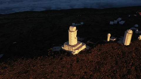 Teide observatory Stock Footage 111536599