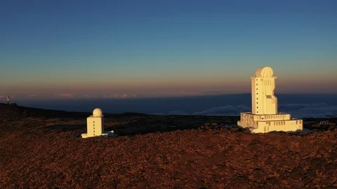 Teide observatory Stock Footage 111536919