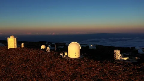 Teide observatory Stock Footage 111537167