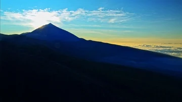Teide-teneriffa-vulcan-sunset-timelapse Video stock 85476132