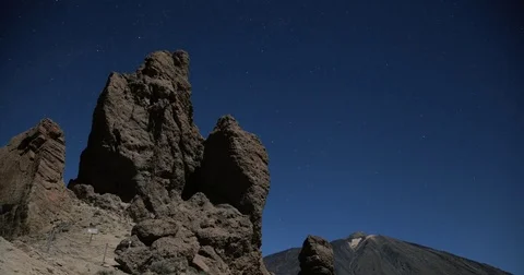 Teide timelapse of clouds 3, Tenerife Stock Footage 74071763
