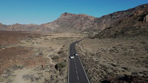 Teide Volcano National Park in the Canary Islands Stock Footage 247836070