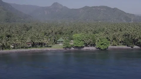 Tejakula beach view from above Stock-Footage 277923844