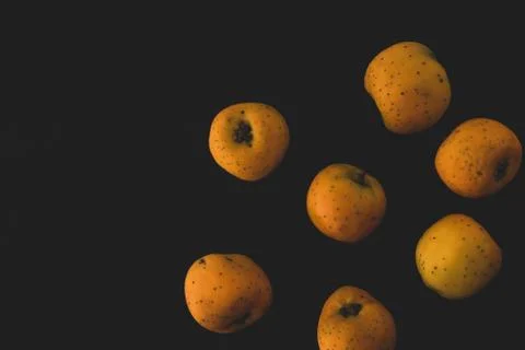 Tejocote fruit macro close up Stock Photos