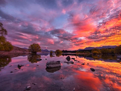 Tekapo-sunrise-day-2 Stock Footage 76972300