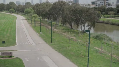 Tel Aviv city during Covid-19 Stock Footage 136777555