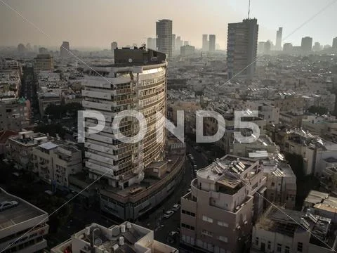 Tel aviv cityscape Stock Photos