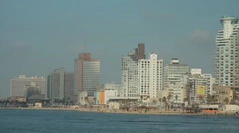 Tel Aviv coastline 動画素材 40270849