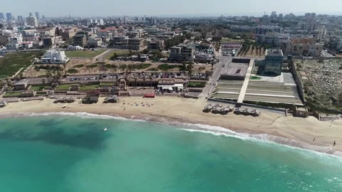 Tel Aviv coastline Stock Footage 240367575