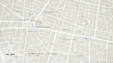 Tel Aviv Stockbeeldmateriaal 344025919
