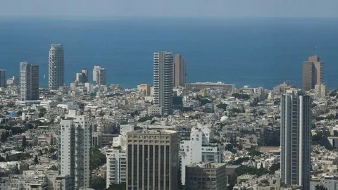 Tel Aviv highview Stock Footage 80848118