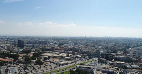 Tel aviv, Israel panoramic view Stock Footage 105977155