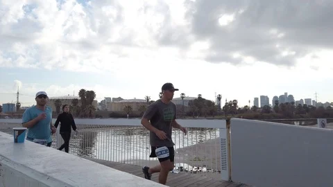Tel Aviv Marathon 2019 Stock Footage 111339361