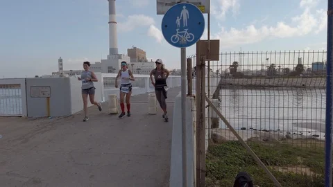 Tel Aviv Marathon 2019 Stock Footage 111343554