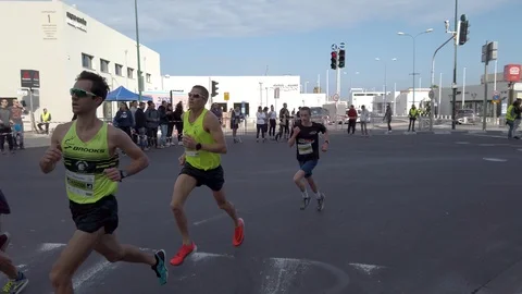 Tel Aviv Marathon 2019 Stock Footage 111346502