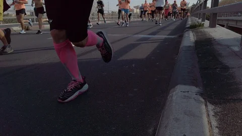 Tel Aviv Marathon 2019 Stock Footage 111354056