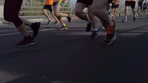 Tel Aviv Marathon 2019 Stock Footage 111354617