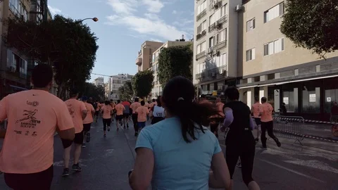 Tel Aviv Marathon 2019 Stock Footage 111360124
