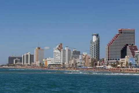 Tel Aviv panorama Stock Photos