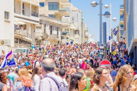 Tel-Aviv Pride Parade 2015 Stock Photos