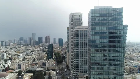 Tel Aviv Rothshild High View Still #2 Vídeos de archivo 89828347