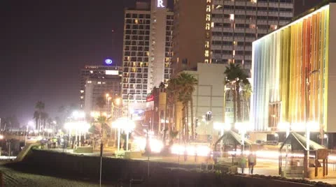 Tel Aviv Seafront Stock Footage 9026612