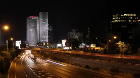 Tel Aviv timelapse Stock Footage 9026092