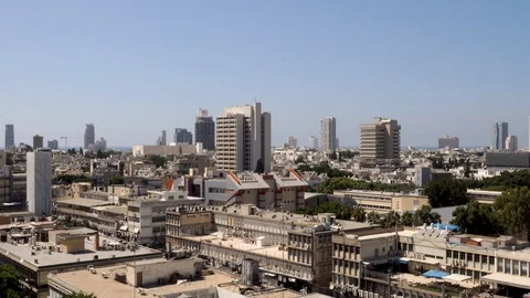 Tel aviv view 스톡 동영상 124143106