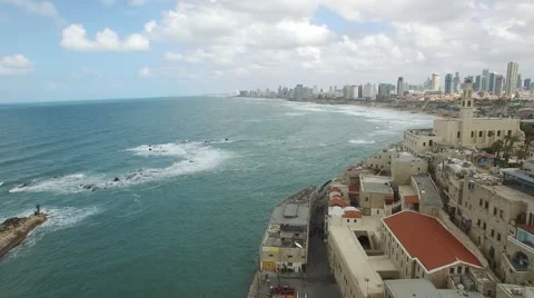 Tel Aviv View from Jaffa 1 of 3  Stock-Footage 63249217