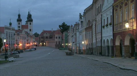 Telc - UNESCO heritage Stock Footage 575282