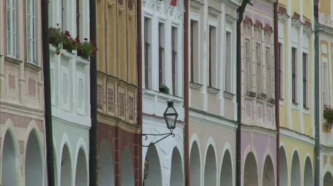 Telc - UNESCO heritage Stock Footage 575293