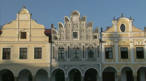 Telc - UNESCO heritage Stock Footage 684587