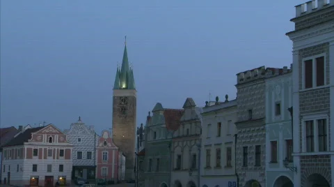 Telc - UNESCO heritage Stock Footage 695075