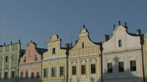 Telc - UNESCO heritage Stock Footage 797629