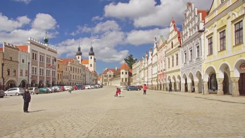Telch town in Czech Republic Stock Footage 88594319