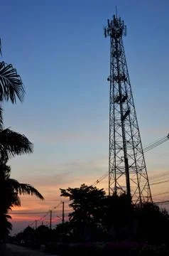 Telecom antennas Foto stock