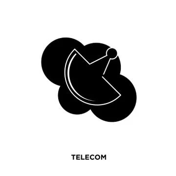 Telecom icon isolated on white background for your web, mobile and app design Stock Illustration