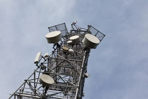 Telecom tower Stock Photos