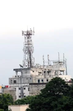 Telecom tower Foto stock