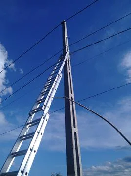 Telecom worker 스톡 사진