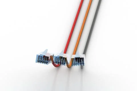 Telecommunication cables Illustrazione stock gratuita