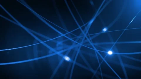Telecommunication Network Blue Stock Footage 134781799