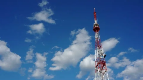 Telecommunication Tower. 4K Stock Footage 39959412