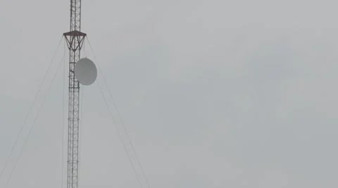 Telecommunication Tower in Ladkrabang District Stock Footage 48202255