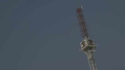 Telecommunication Tower at MCOT Office Stock Footage 48616502