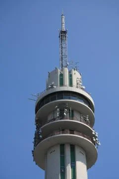 Telecommunication tower Stock Photos